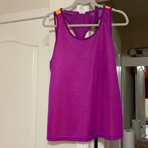 Danskin double lined mesh workout tank